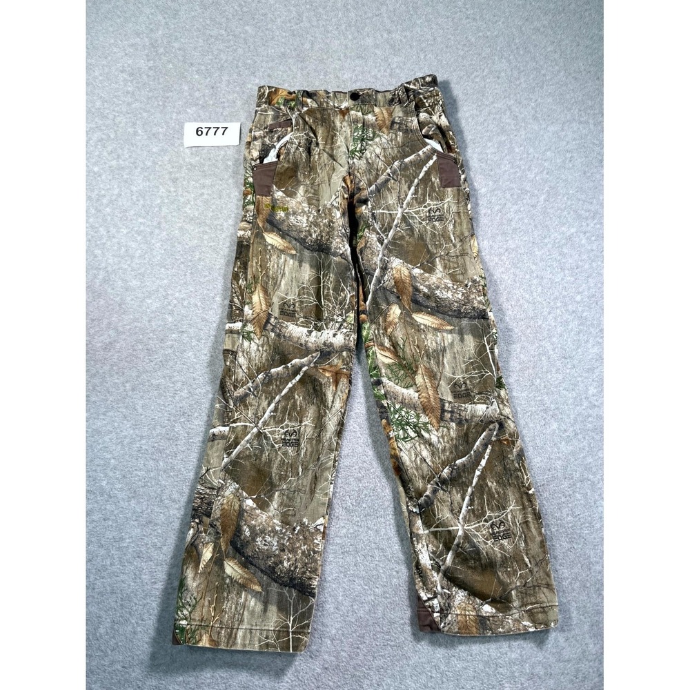 Magellan Outdoors Hunting Pants Mens Large Green Realtree Cotton Stretch Camping